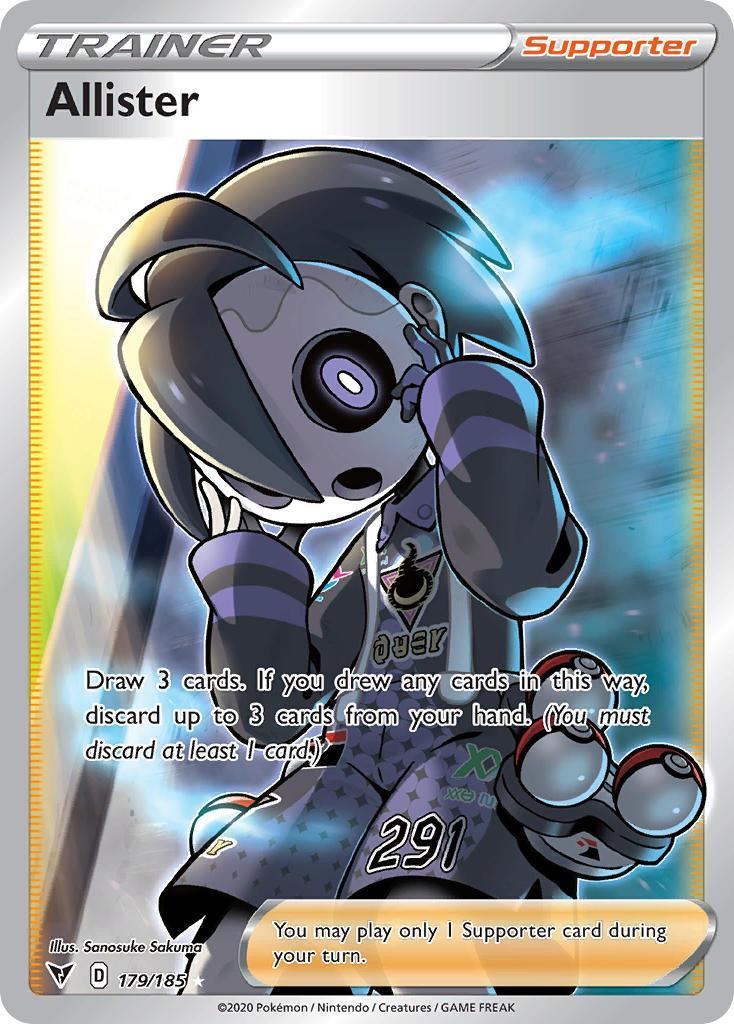 Allister (179/185) – Sword & Shield: Vivid Voltage - Shop Now