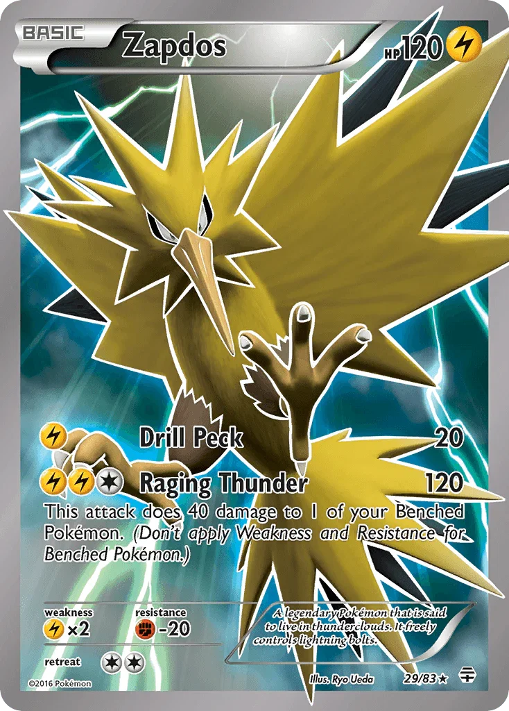 Zapdos (29/83) – XY: Generations - Shop Now