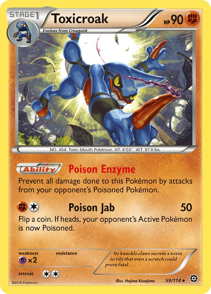 Toxicroak (59/114) – XY: Steam Siege | Buy Online