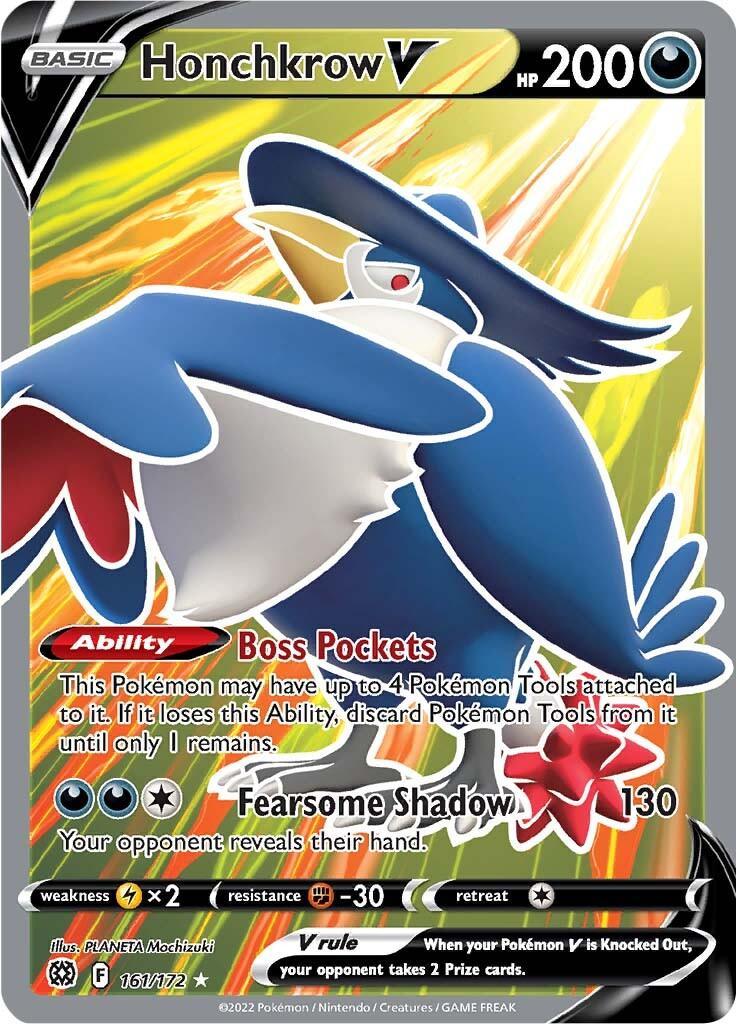 Honchkrow V (161/172) – Sword & Shield: Brilliant Stars - In Stock Now