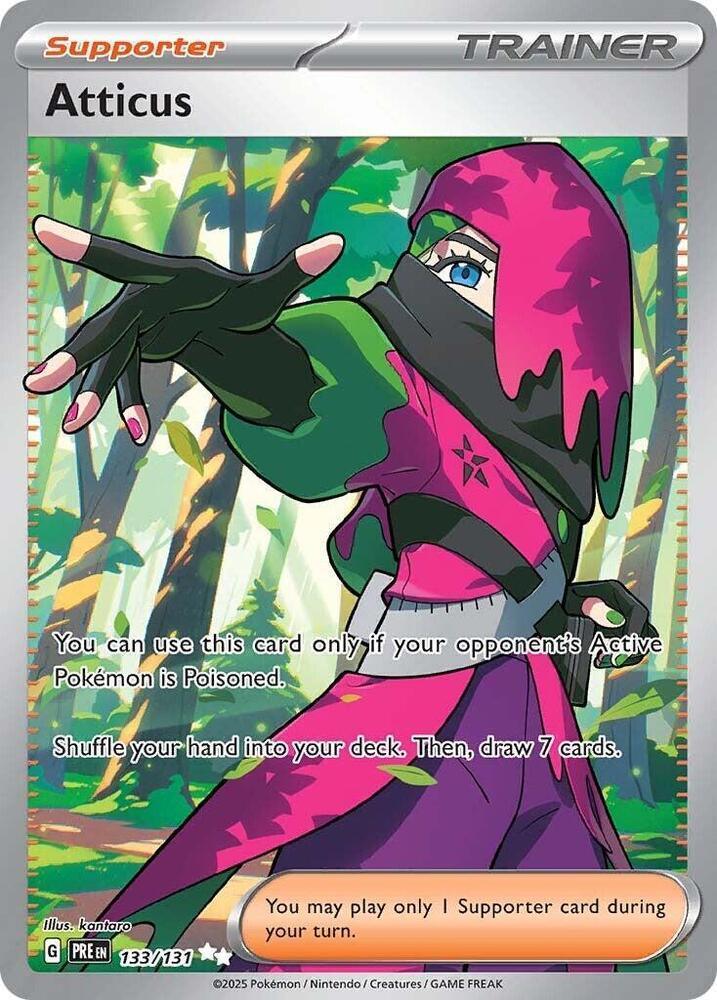 Atticus (133/131) – Scarlet & Violet: Prismatic Evolutions - In Stock Now
