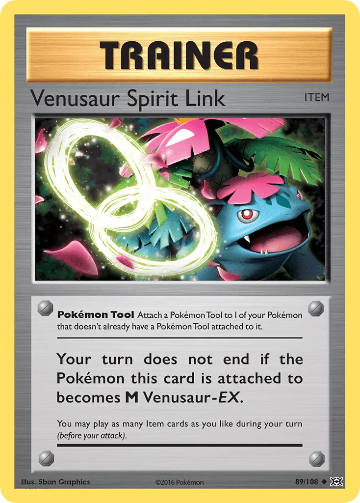 Venusaur Spirit Link (89/108) – XY: Evolutions - In Stock Now