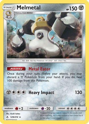 Melmetal (129/214) – Sun & Moon: Unbroken Bonds | Order Now
