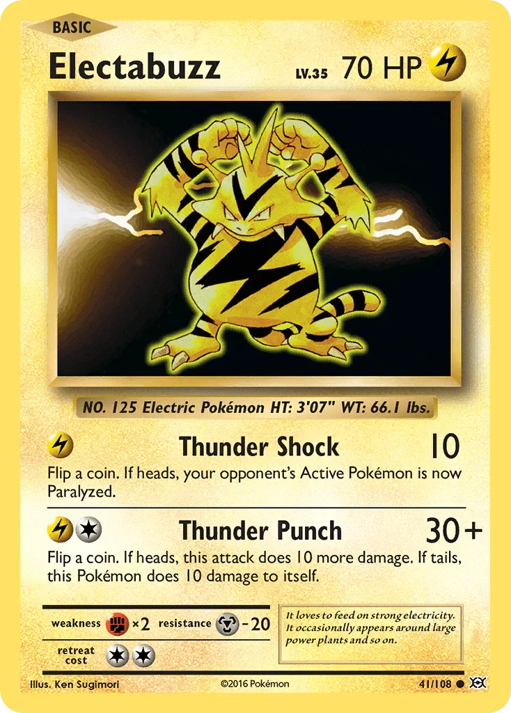 Electabuzz (41/108) – XY: Evolutions | Fast Shipping