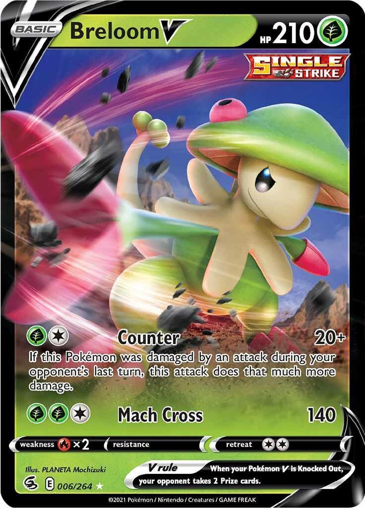 Breloom V (006/264) – Sword & Shield: Fusion Strike – For Sale