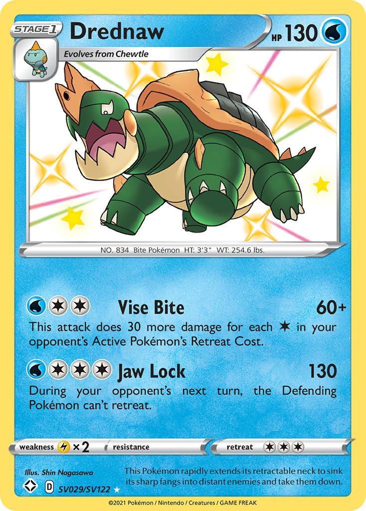 Drednaw (SV029/SV122) – Sword & Shield: Shining Fates | Shop Today