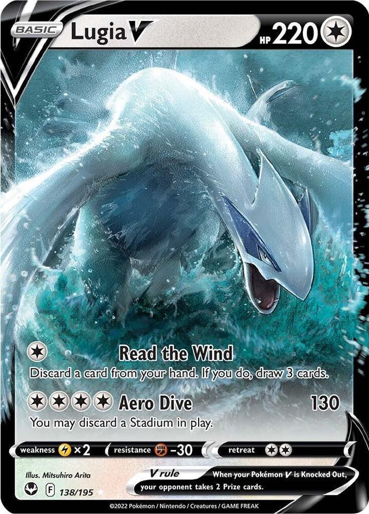 Lugia V (138/195) – Sword & Shield: Silver Tempest - Shop Now