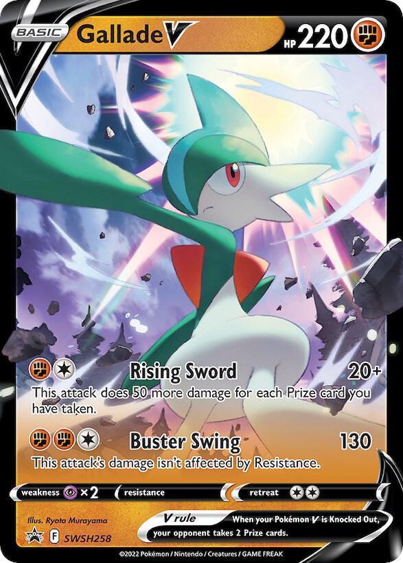 Gallade V (SWSH258) – Sword & Shield: Black Star Promos | Fast Shipping