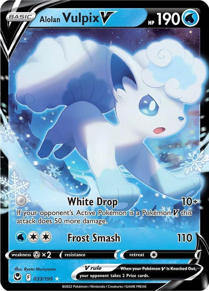 Alolan Vulpix V (033/195) – Sword & Shield: Silver Tempest - Shop Now