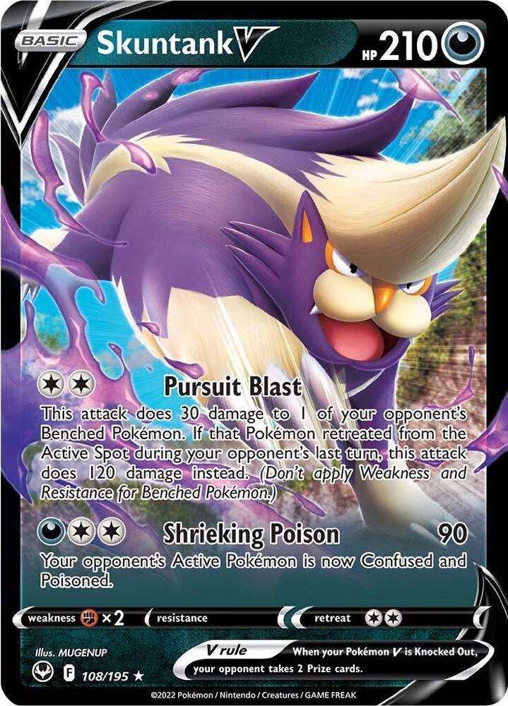 Skuntank V (108/195) – Sword & Shield: Silver Tempest | Order Now