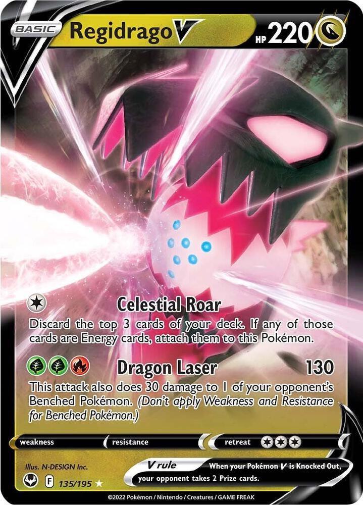 Regidrago V (135/195) – Sword & Shield: Silver Tempest | Order Now