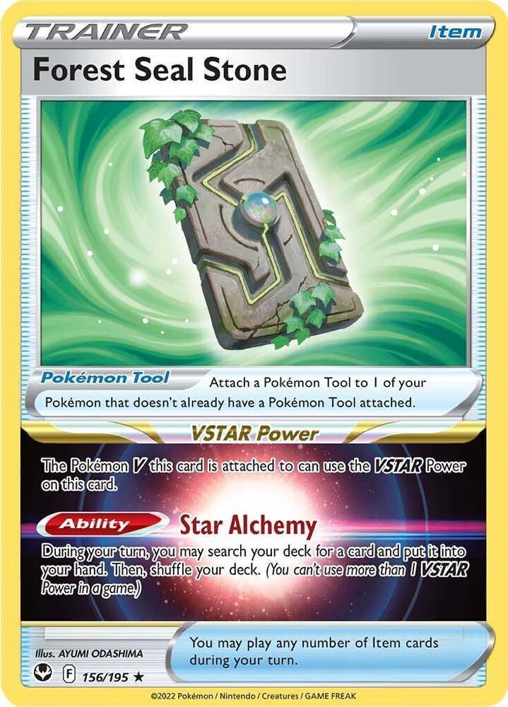 Forest Seal Stone (156/195) – Sword & Shield: Silver Tempest – Buy Now