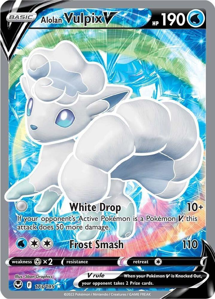 Alolan Vulpix V (173/195) – Sword & Shield: Silver Tempest | Buy Online