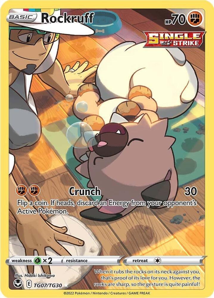 Rockruff (TG07/TG30) – Sword & Shield: Silver Tempest - In Stock Now