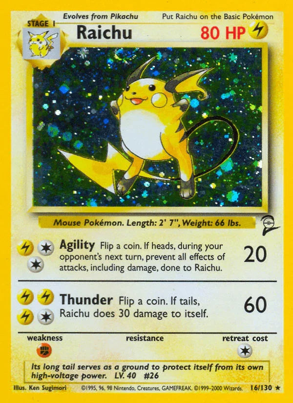 Raichu (16/130) – Base Set 2 | Shop Today