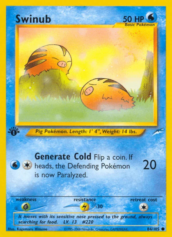 Swinub (84/105) – Neo Destiny 1st Edition – Buy Now