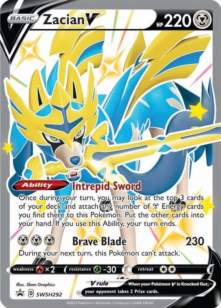 Zacian V (SWSH292) – Sword & Shield: Black Star Promos – For Sale