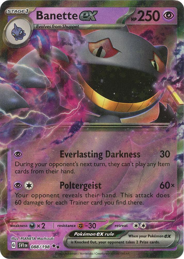 Banette ex (088/198) – Scarlet & Violet: Base Set - Shop Now