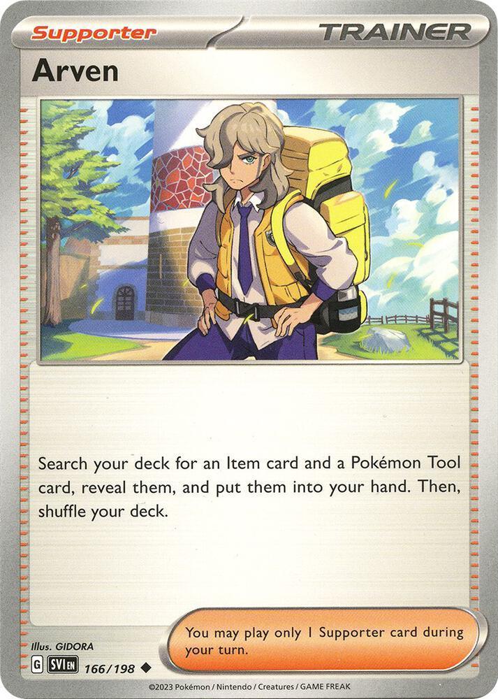Arven (166/198) – Scarlet & Violet: Base Set - Shop Now