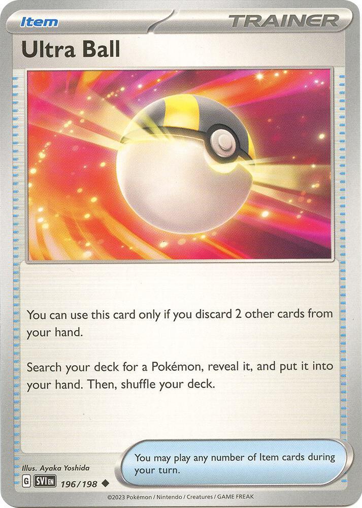 Ultra Ball (196/198) – Scarlet & Violet: Base Set - In Stock Now