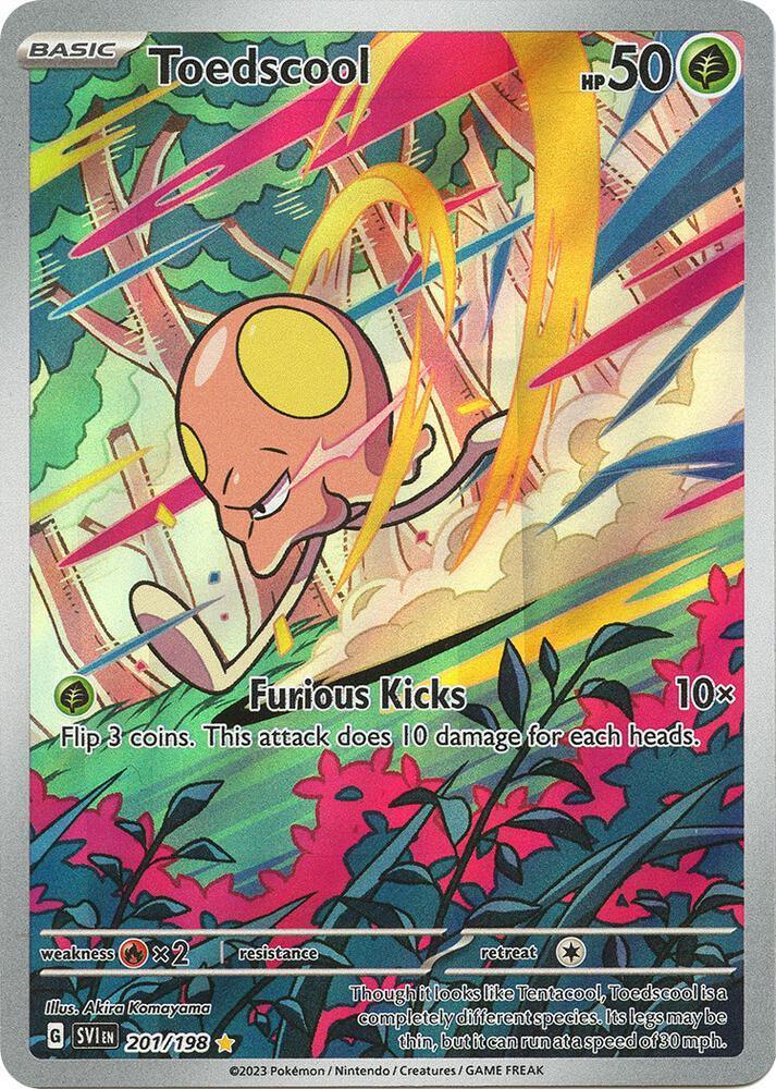 Toedscool (201/198) – Scarlet & Violet: Base Set - Authentic Card
