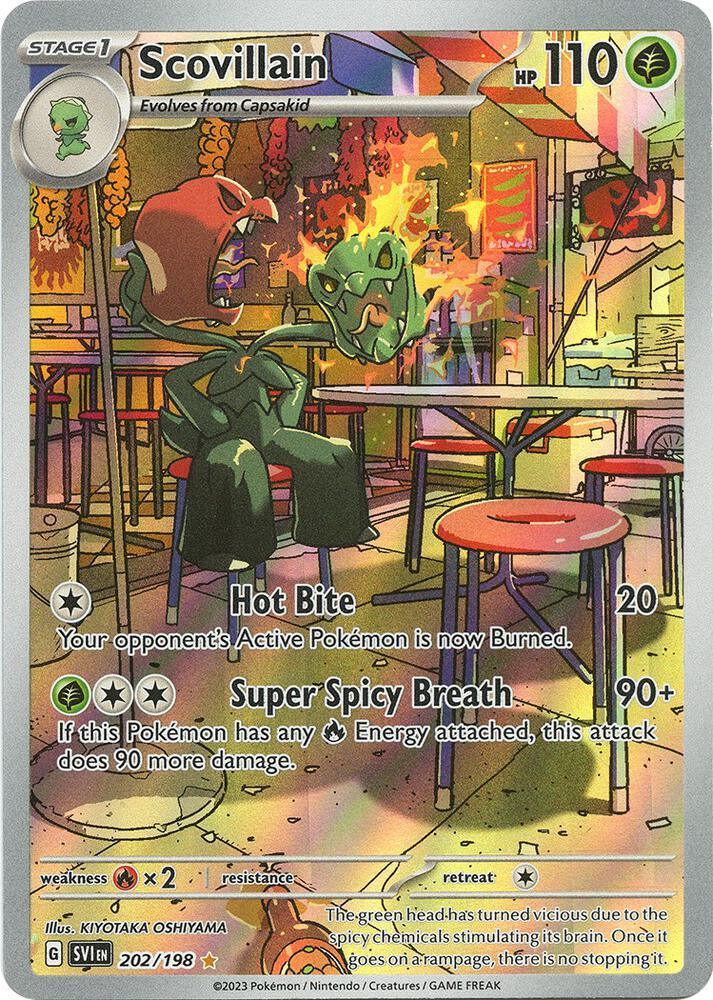 Scovillain (202/198) – Scarlet & Violet: Base Set - Authentic Card
