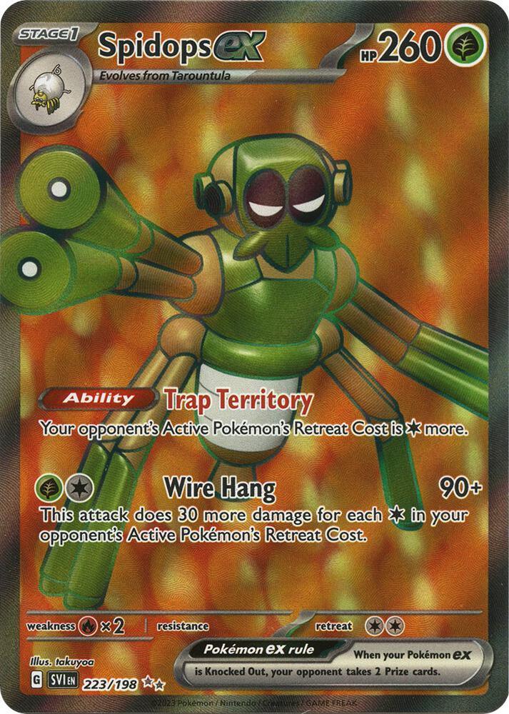 Spidops ex (223/198) – Scarlet & Violet: Base Set | Shop Today
