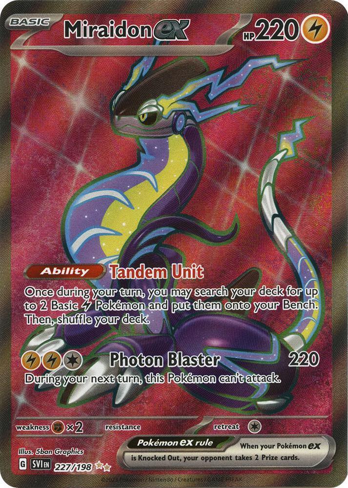 Miraidon ex (227/198) – Scarlet & Violet: Base Set | Shop Today