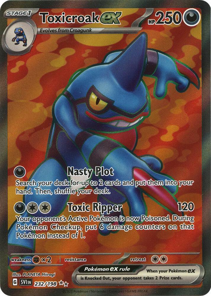 Toxicroak ex (232/198) – Scarlet & Violet: Base Set | Buy Online