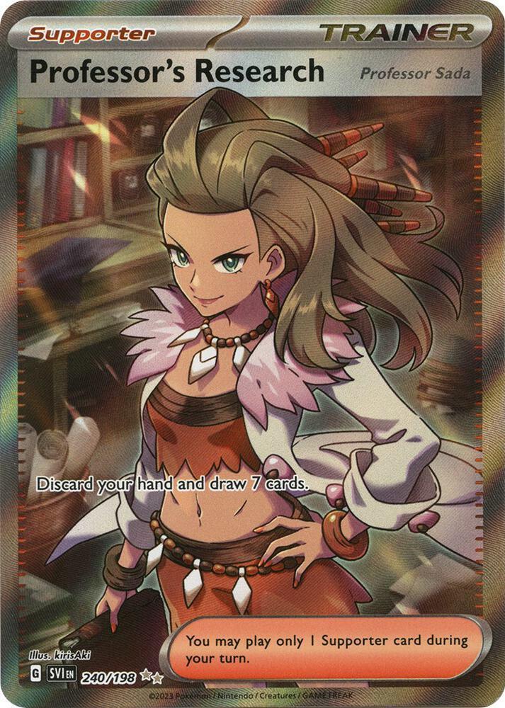 Professor's Research (240/198) – Scarlet & Violet: Base Set - In Stock Now