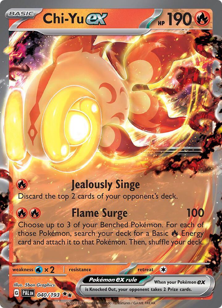 Chi-Yu ex (040/193) – Scarlet & Violet: Paldea Evolved | Buy Online