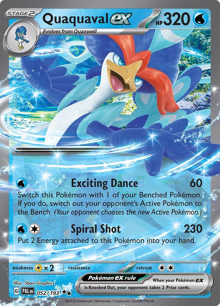 Quaquaval ex (052/193) – Scarlet & Violet: Paldea Evolved - Shop Now