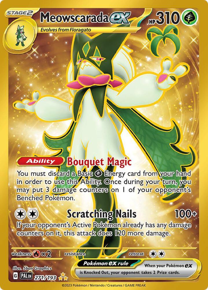 Meowscarada ex (271/193) – Scarlet & Violet: Paldea Evolved – For Sale