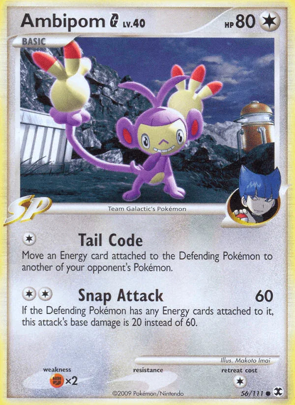 Ambipom G (56/111) – Platinum: Rising Rivals - In Stock Now