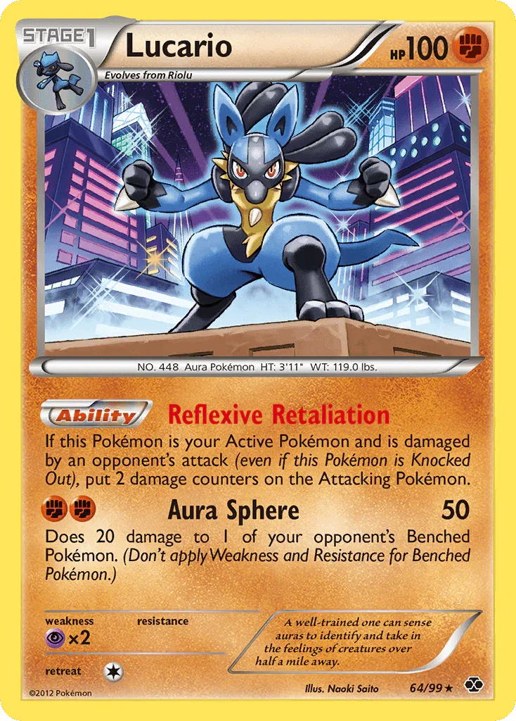 Lucario (64/99) – Black & White: Next Destinies | Order Today