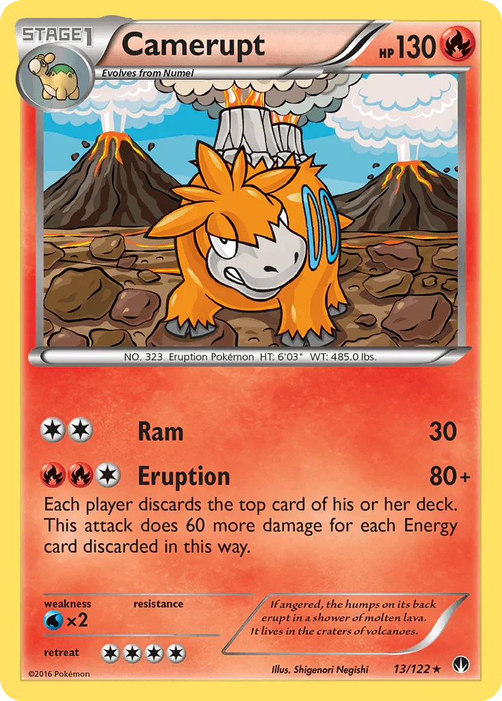 Camerupt (13/122) – XY: BREAKpoint | Fast Shipping