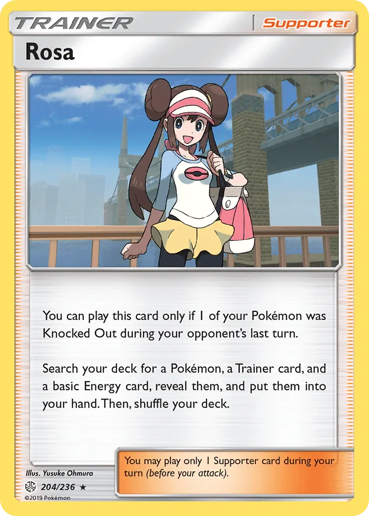 Rosa (204/236) – Sun & Moon: Cosmic Eclipse - Authentic Card