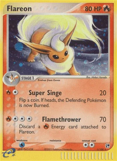 Flareon (5/100) – EX: Sandstorm | Fast Shipping