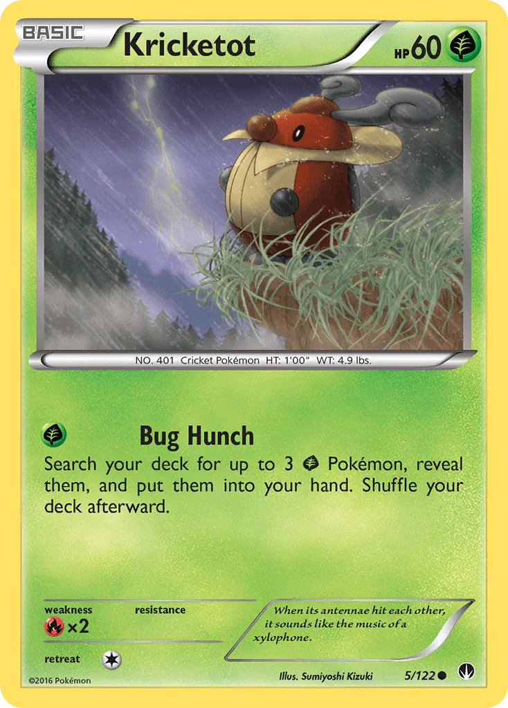 Kricketot (5/122) – XY: BREAKpoint - Authentic Card