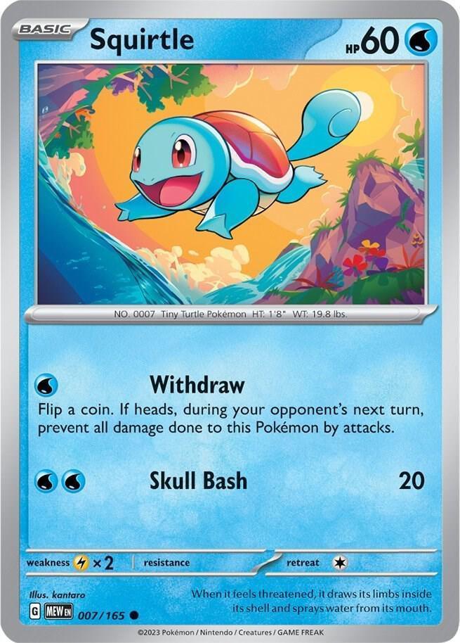 Squirtle (007/165) – Scarlet & Violet: 151 | Order Now