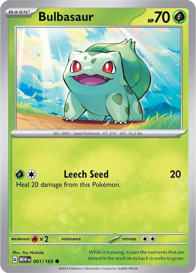 Bulbasaur (001/165) – Scarlet & Violet: 151 - Shop Now