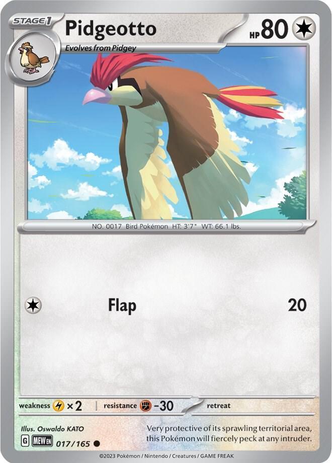 Pidgeotto Scarlet & Violet: 151 (017/165) – Scarlet & Violet: 151 - Shop Now