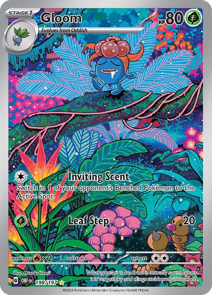 Gloom (198/197) – Scarlet & Violet: Obsidian Flames | Fast Shipping