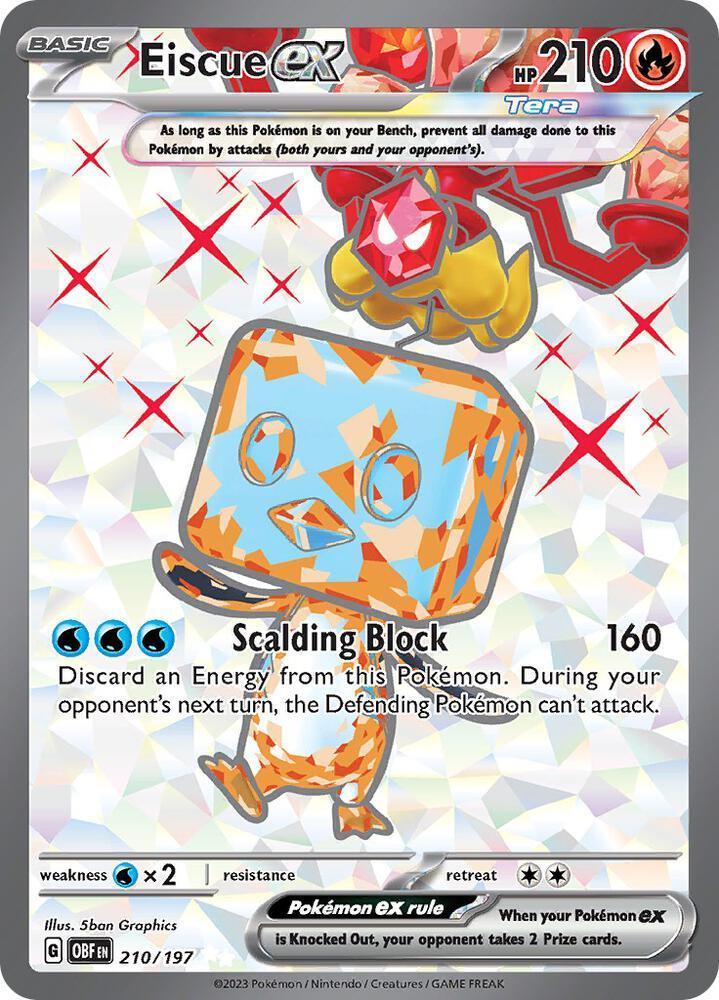 Eiscue ex (210/197) – Scarlet & Violet: Obsidian Flames – Buy Now