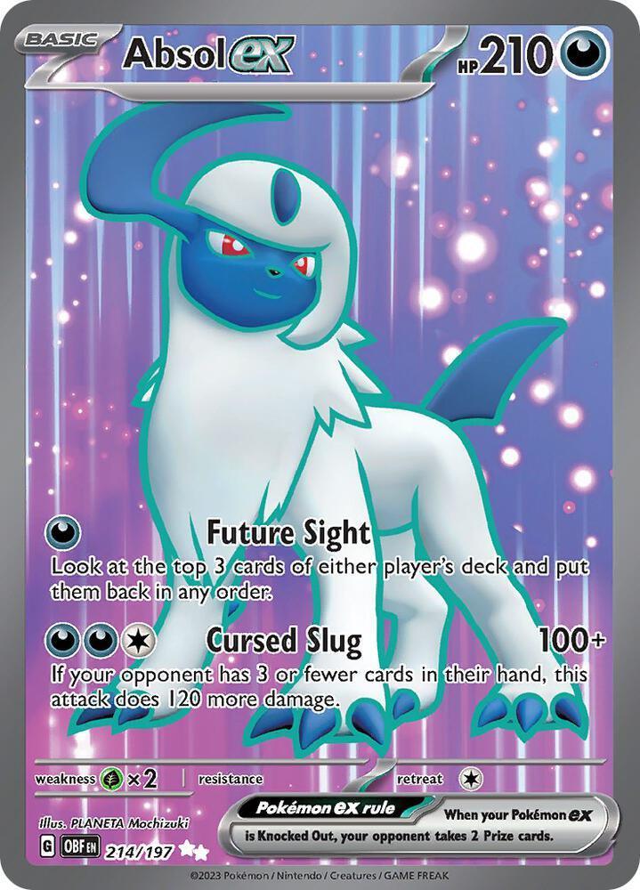 Absol ex (214/197) – Scarlet & Violet: Obsidian Flames | Buy Online