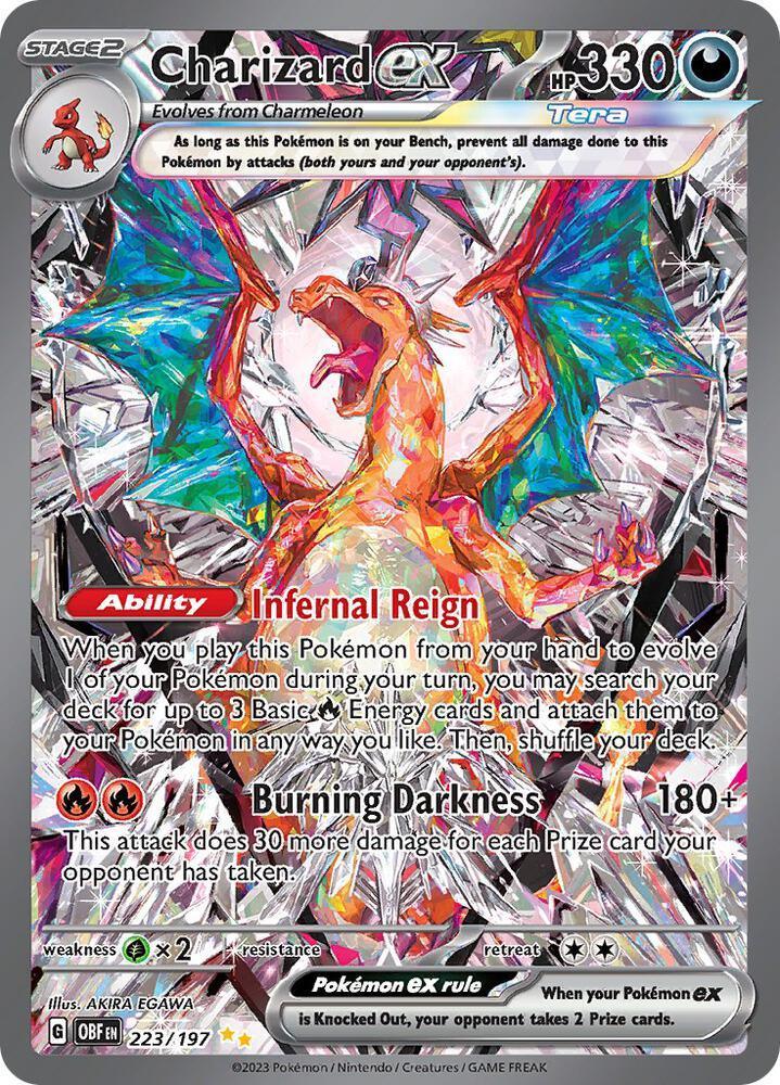 Charizard ex (223/197) – Scarlet & Violet: Obsidian Flames | Buy Online