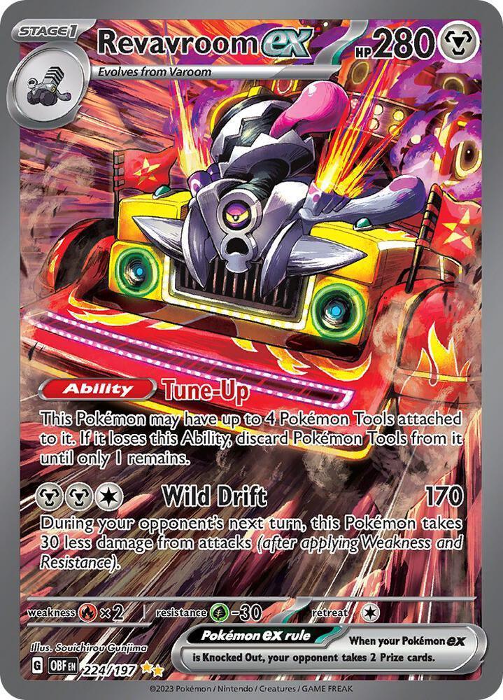 Revavroom ex (224/197) – Scarlet & Violet: Obsidian Flames - In Stock Now