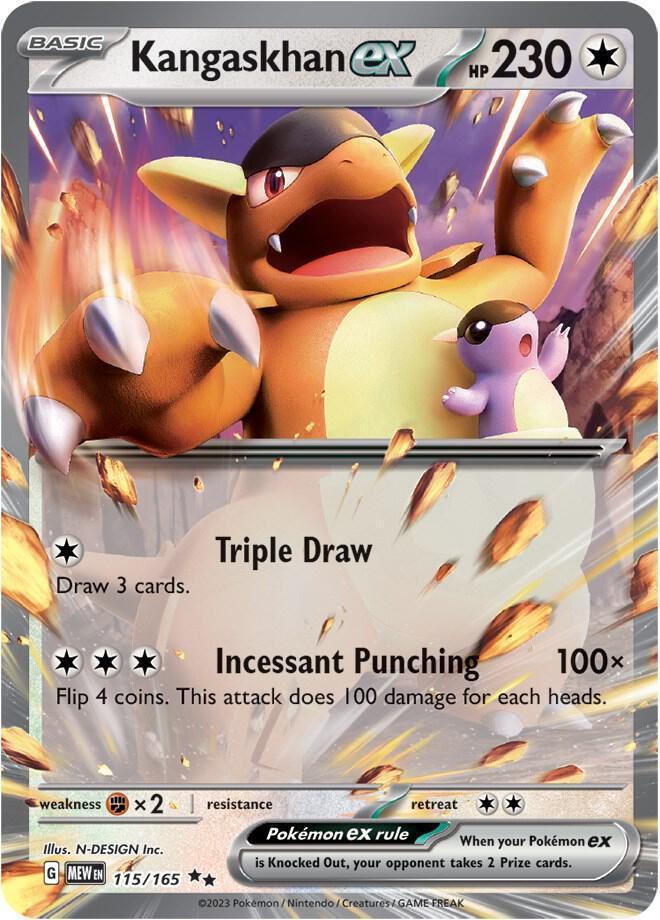Kangaskhan ex (115/165) – Scarlet & Violet: 151 – For Sale