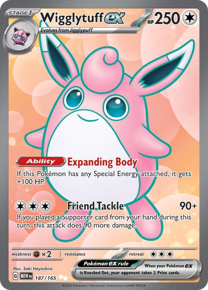 Wigglytuff ex (187/165) – Scarlet & Violet: 151 | Buy Online