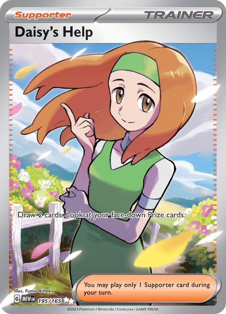 Daisy's Help (195/165) – Scarlet & Violet: 151 - In Stock Now